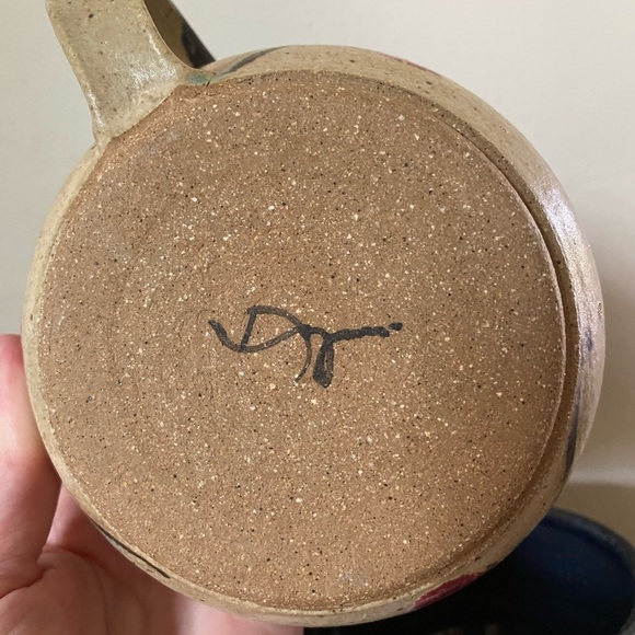 Last chance Studio pottery soup bowls with handle - Picture 6 of 11